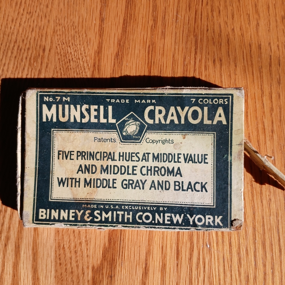 Vintage Munsell Crayola Crayons